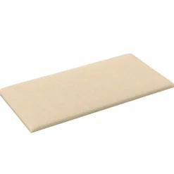 vidaXL Wandhoofdbord 12 st 30 x 15 cm Crème Stof