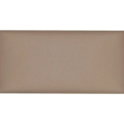 vidaXL Wandhoofdbord 12 st 30 x 15 cm Cappuccino Stof