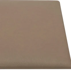 vidaXL Wandhoofdbord 12 st 30 x 15 cm Cappuccino Stof