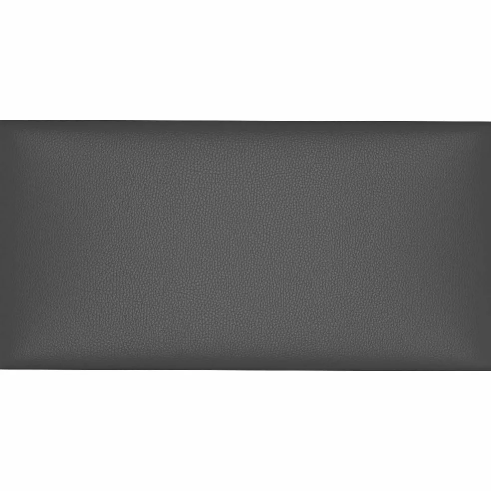 vidaXL Wandhoofdbord 12 st 30 x 15 cm Grijs Stof