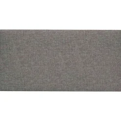 vidaXL Wandhoofdbord 12 st 30 x 15 cm Lichtgrijs Stof