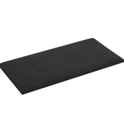 vidaXL Wandhoofdbord 12 st Zwart Fluweel