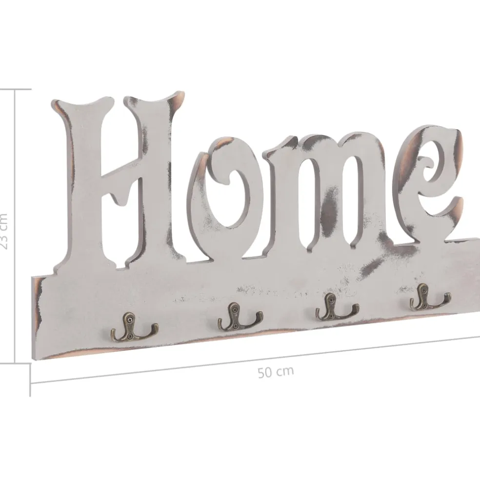 vidaXL Wandkapstok HOME 50x23 cm
