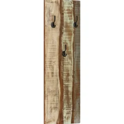 vidaXL Wandkapstokken 2 st 36x3x110 cm massief gerecycled hout