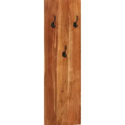 vidaXL Wandkapstokken 2 st 36x3x110 cm massief acaciahout