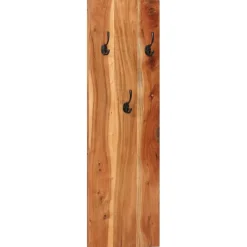 vidaXL Wandkapstokken 2 st 36x3x110 cm massief acaciahout