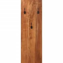 vidaXL Wandkapstokken 2 st 36x3x110 cm massief acaciahout