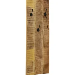 vidaXL Wandkapstokken 2 st 36x110x3 cm massief mangohout
