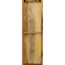 vidaXL Wandkapstokken 2 st 36x110x3 cm massief mangohout