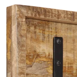 vidaXL Wandkapstok met 5 haken massief mangohout