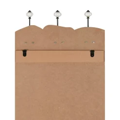 vidaXL Wandkapstok met 6 haken 120x40 cm