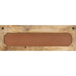 vidaXL Wandkapstok met 6 haken massief mangohout