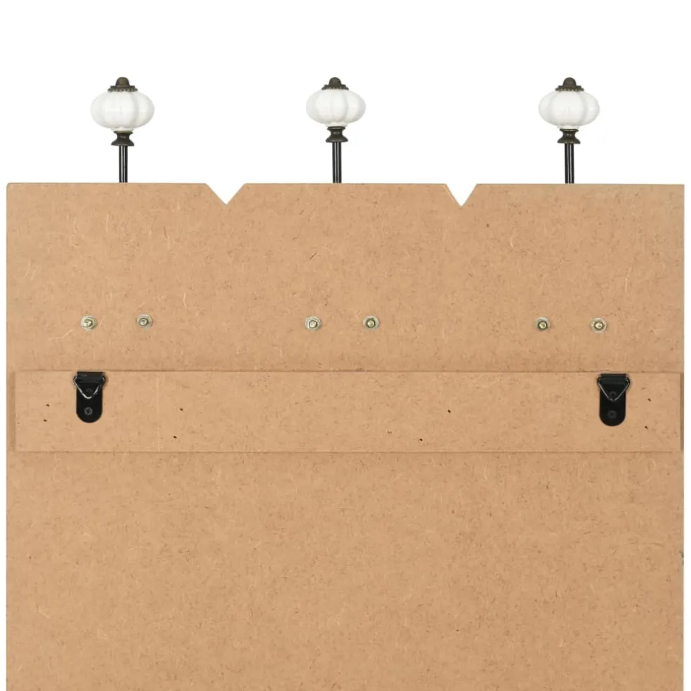 vidaXL Wandkapstok met 6 haken THANK YOU 120x40 cm
