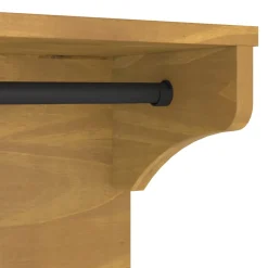 vidaXL Wandkapstok SANDNES 43x30x42 cm massief grenenhout