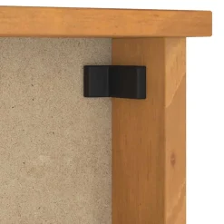 vidaXL Wandkapstok SANDNES 45x12x35 cm massief grenenhout