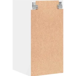 vidaXL Wandkast met glazen deuren 35x37x68,5 cm wit