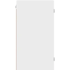 vidaXL Wandkast met glazen deuren 35x37x68,5 cm wit