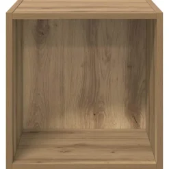 vidaXL Wandkast Muurmontage Artisan Eiken 37 x 37 x 37 cm Bewerkt hout