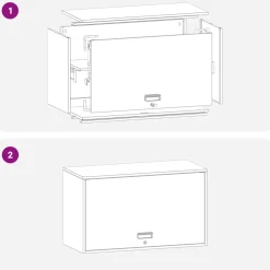 vidaXL Wandkast voor Garage Antraciet 90 x 40 x 53 cm