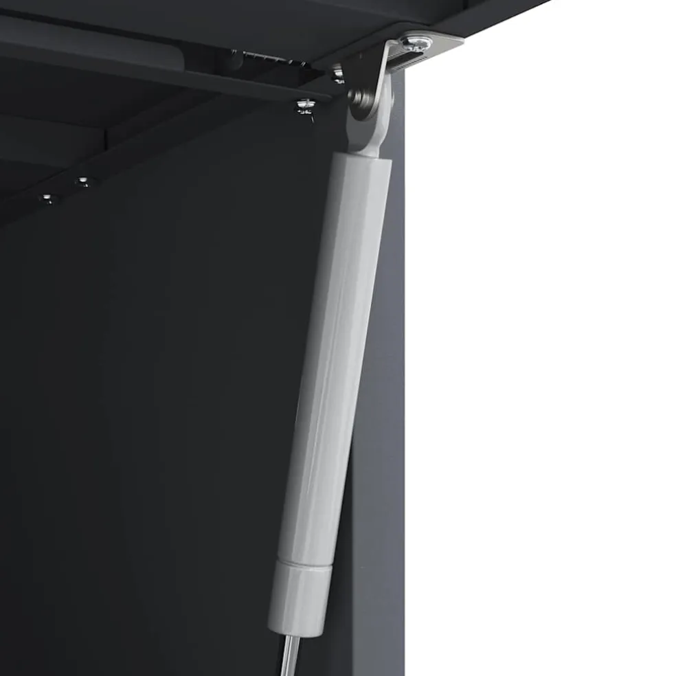 vidaXL Wandkast voor Garage Antraciet 90 x 40 x 53 cm