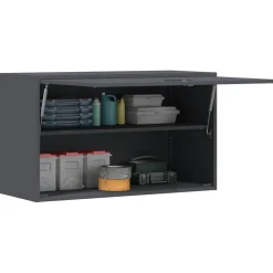 vidaXL Wandkast voor Garage Antraciet 90 x 40 x 53 cm