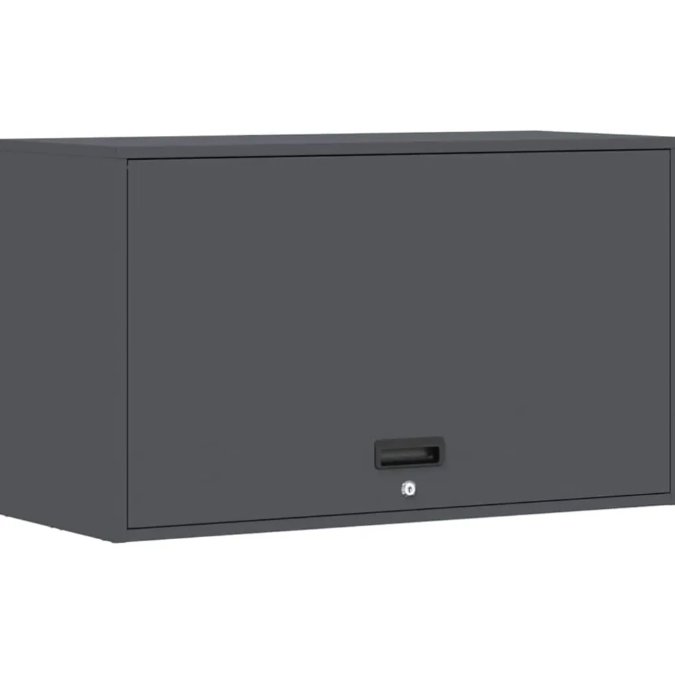 vidaXL Wandkast voor Garage Antraciet 90 x 40 x 53 cm