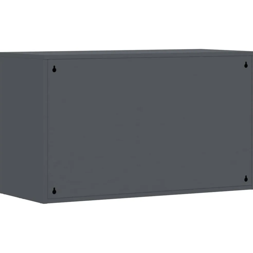 vidaXL Wandkast voor Garage Antraciet 90 x 40 x 53 cm