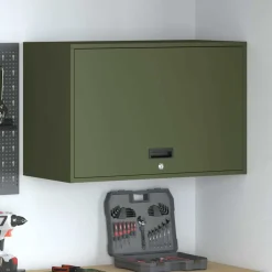 vidaXL Wandkast voor Garage Olijfgroen 80 x 40 x 53 cm