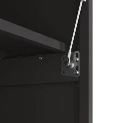 vidaXL Wandkast voor Garage Zwart 90 x 40 x 53 cm Poedercoating staal