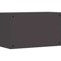 vidaXL Wandkast voor Garage Zwart 90 x 40 x 53 cm Poedercoating staal