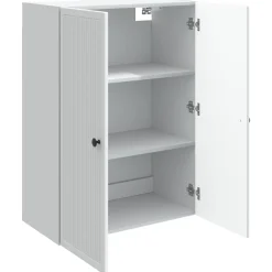 vidaXL Wandkast Wit 66 x 34,5 x 90 cm Bewerkt hout