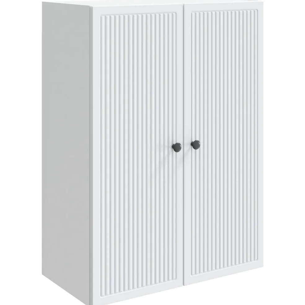 vidaXL Wandkast Wit 66 x 34,5 x 90 cm Bewerkt hout