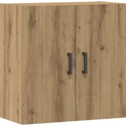 vidaXL Wandkast 60x31x60 cm bewerkt hout artisanaal eikenkleurig