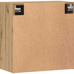 vidaXL Wandkast 60x31x60 cm bewerkt hout artisanaal eikenkleurig