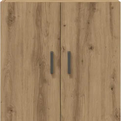 vidaXL Wandkast 60x31x60 cm bewerkt hout artisanaal eikenkleurig