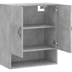 vidaXL Wandkast 60x31x70 cm bewerkt hout betongrijs
