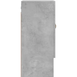 vidaXL Wandkast 60x31x70 cm bewerkt hout betongrijs