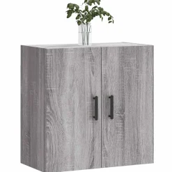 vidaXL Wandkast 60x31x60 cm bewerkt hout grijs sonoma eikenkleurig