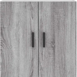 vidaXL Wandkast 60x31x60 cm bewerkt hout grijs sonoma eikenkleurig