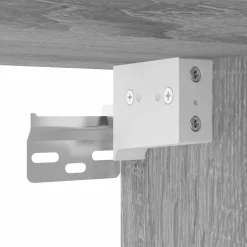 vidaXL Wandkast 60x31x60 cm bewerkt hout grijs sonoma eikenkleurig