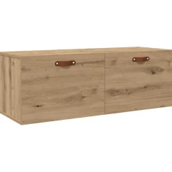 vidaXL Wandkast 100 x 36,5 x 35 cm Bewerkt hout Artisan Eiken