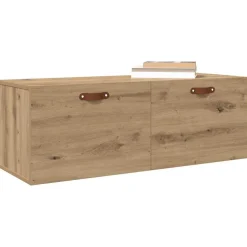 vidaXL Wandkast 100 x 36,5 x 35 cm Bewerkt hout Artisan Eiken