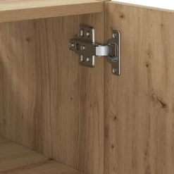 vidaXL Wandkast 60x31x70 cm bewerkt hout artisanaal eikenkleur