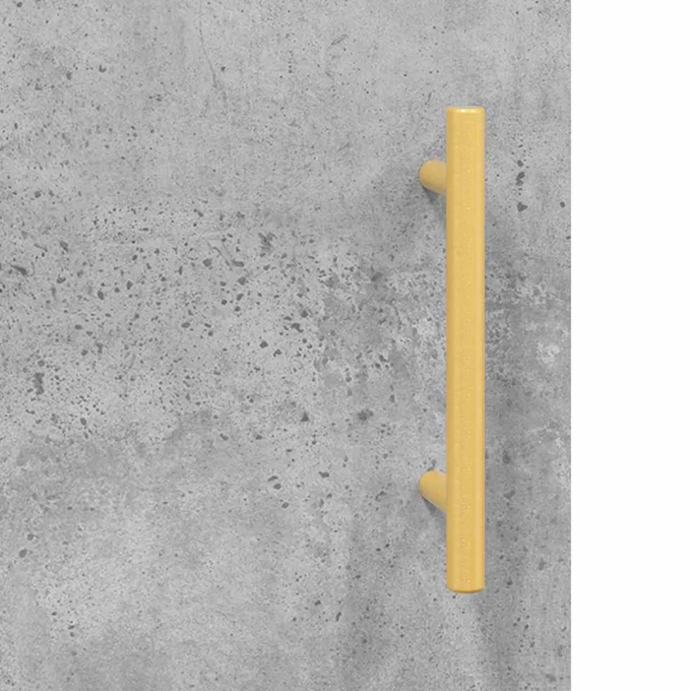 vidaXL Wandkast 60x31x60 cm bewerkt hout betongrijs