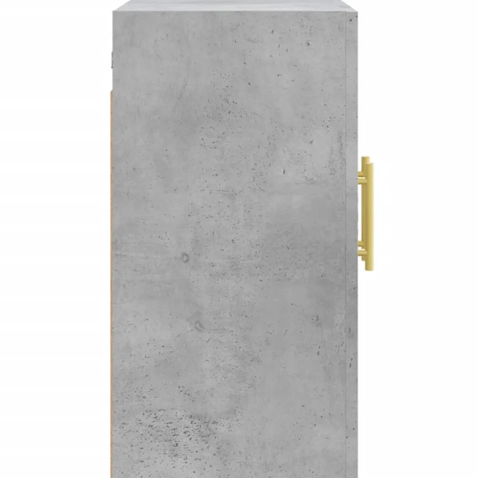 vidaXL Wandkast 60x31x60 cm bewerkt hout betongrijs