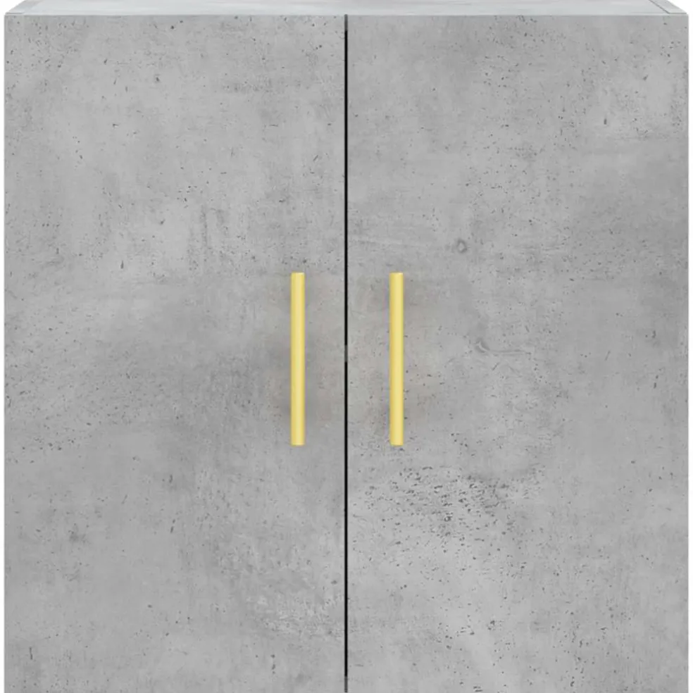 vidaXL Wandkast 60x31x60 cm bewerkt hout betongrijs