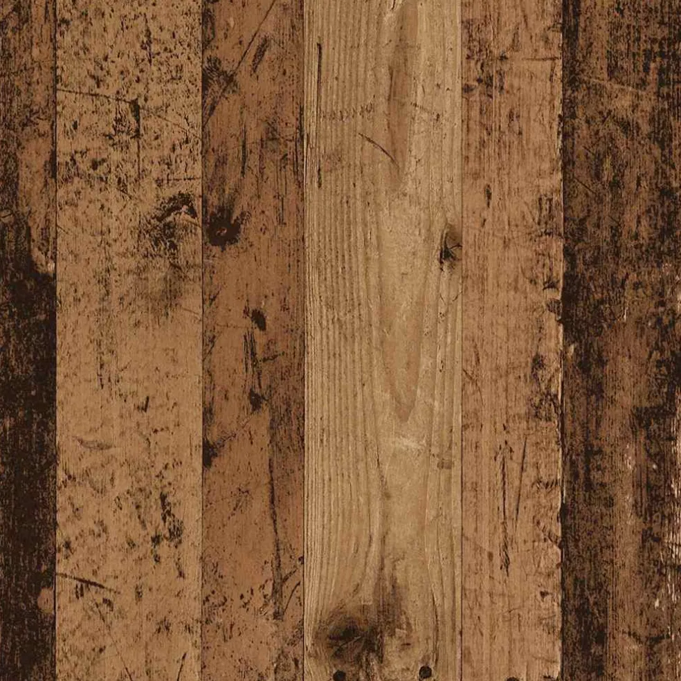 vidaXL Wandkast 100 x 36,5 x 35 cm Bewerkt hout Oudhout
