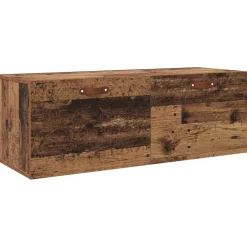 vidaXL Wandkast 100 x 36,5 x 35 cm Bewerkt hout Oudhout