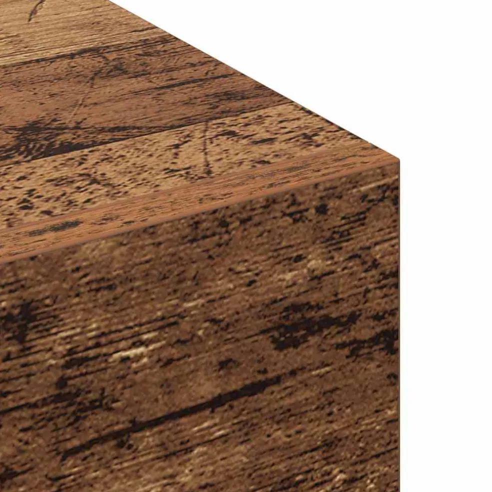 vidaXL Wandkast 100 x 36,5 x 35 cm Bewerkt hout Oudhout