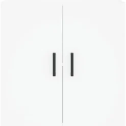 vidaXL Wandkast 60x31x60 cm bewerkt hout wit